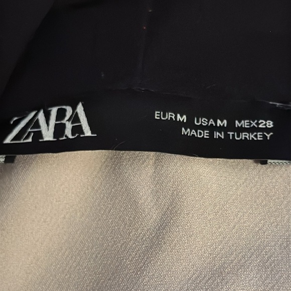 ZARA color block 1/4 front zipper lightweight top jacket hoodie Sz‎ M - Picture 9 of 13